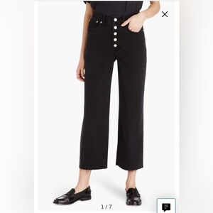 Madewell High Waist Straight Leg Jeans